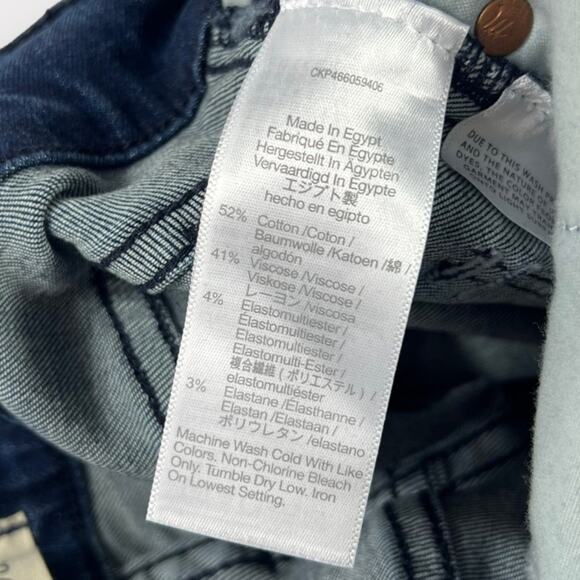 Madewell Mid-Rise Stovepipe Jeans in Dahill Wash Size 23 - Picture 7 of 11